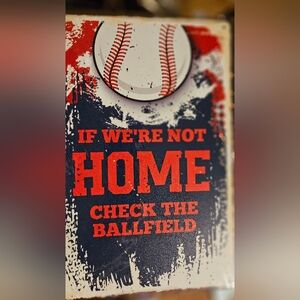 Baseball Themed Wall Art